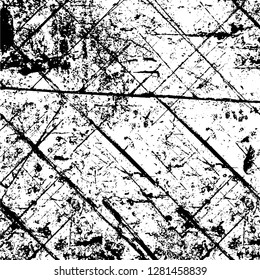 Rough grunge pattern design. Watercolor dry brush strokes texture. Faded dyed paper texture. Sketch cartoon pop art design