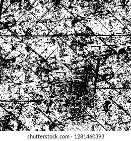 Rough grunge pattern design. Watercolor dry brush strokes texture. Faded dyed paper texture. Sketch cartoon pop art design