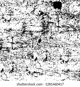 Rough grunge pattern design. Watercolor dry brush strokes texture. Faded dyed paper texture. Sketch cartoon pop art design