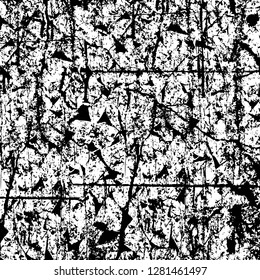 Rough grunge pattern design. Watercolor dry brush strokes texture. Faded dyed paper texture. Sketch cartoon pop art design