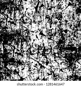 Rough grunge pattern design. Watercolor dry brush strokes texture. Faded dyed paper texture. Sketch cartoon pop art design