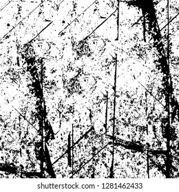 Rough grunge pattern design. Watercolor dry brush strokes texture. Faded dyed paper texture. Sketch cartoon pop art design