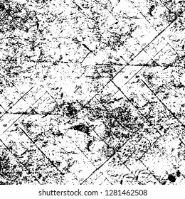 Rough grunge pattern design. Watercolor dry brush strokes texture. Faded dyed paper texture. Sketch cartoon pop art design