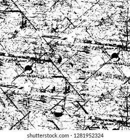Rough grunge pattern design. Watercolor dry brush strokes texture. Faded dyed paper texture. Sketch cartoon pop art design
