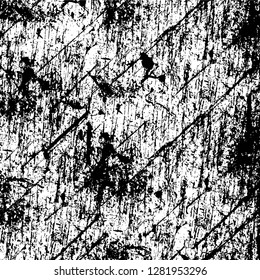 Rough grunge pattern design. Watercolor dry brush strokes texture. Faded dyed paper texture. Sketch cartoon pop art design
