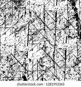 Rough grunge pattern design. Watercolor dry brush strokes texture. Faded dyed paper texture. Sketch cartoon pop art design