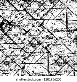 Rough grunge pattern design. Watercolor dry brush strokes texture. Faded dyed paper texture. Sketch cartoon pop art design