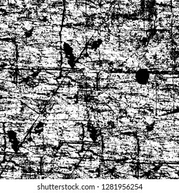 Rough grunge pattern design. Watercolor dry brush strokes texture. Faded dyed paper texture. Sketch cartoon pop art design