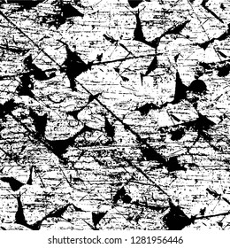 Rough grunge pattern design. Watercolor dry brush strokes texture. Faded dyed paper texture. Sketch cartoon pop art design