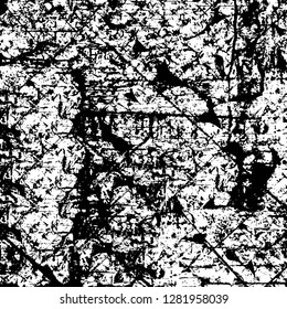 Rough grunge pattern design. Watercolor dry brush strokes texture. Faded dyed paper texture. Sketch cartoon pop art design