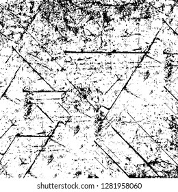 Rough grunge pattern design. Watercolor dry brush strokes texture. Faded dyed paper texture. Sketch cartoon pop art design