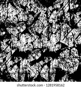 Rough grunge pattern design. Watercolor dry brush strokes texture. Faded dyed paper texture. Sketch cartoon pop art design