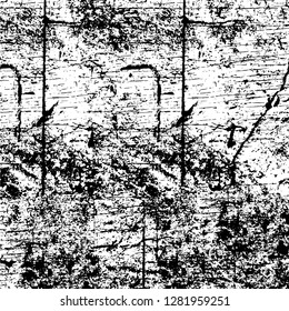 Rough grunge pattern design. Watercolor dry brush strokes texture. Faded dyed paper texture. Sketch cartoon pop art design