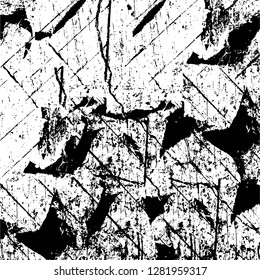 Rough grunge pattern design. Watercolor dry brush strokes texture. Faded dyed paper texture. Sketch cartoon pop art design