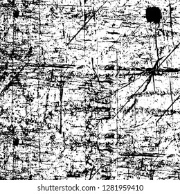 Rough grunge pattern design. Watercolor dry brush strokes texture. Faded dyed paper texture. Sketch cartoon pop art design