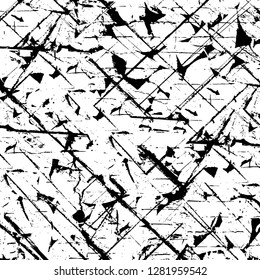 Rough grunge pattern design. Watercolor dry brush strokes texture. Faded dyed paper texture. Sketch cartoon pop art design