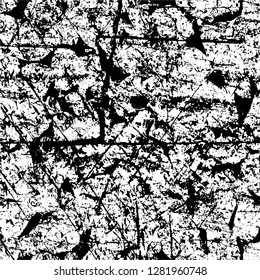 Rough grunge pattern design. Watercolor dry brush strokes texture. Faded dyed paper texture. Sketch cartoon pop art design