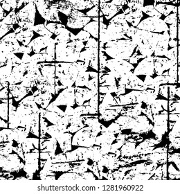 Rough grunge pattern design. Watercolor dry brush strokes texture. Faded dyed paper texture. Sketch cartoon pop art design