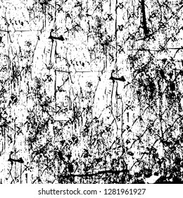 Rough grunge pattern design. Watercolor dry brush strokes texture. Faded dyed paper texture. Sketch cartoon pop art design