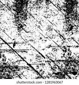 Rough grunge pattern design. Watercolor dry brush strokes texture. Faded dyed paper texture. Sketch cartoon pop art design