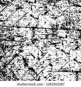Rough grunge pattern design. Watercolor dry brush strokes texture. Faded dyed paper texture. Sketch cartoon pop art design
