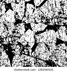 Rough grunge pattern design. Watercolor dry brush strokes texture. Faded dyed paper texture. Sketch cartoon pop art design