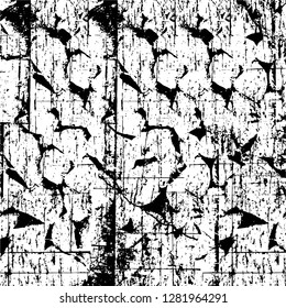Rough grunge pattern design. Watercolor dry brush strokes texture. Faded dyed paper texture. Sketch cartoon pop art design