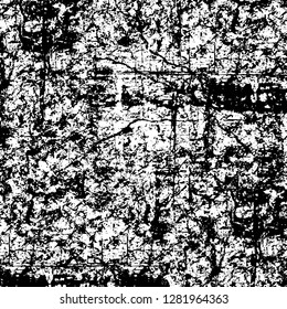 Rough grunge pattern design. Watercolor dry brush strokes texture. Faded dyed paper texture. Sketch cartoon pop art design