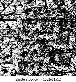 Rough grunge pattern design. Watercolor dry brush strokes texture. Faded dyed paper texture. Sketch cartoon pop art design