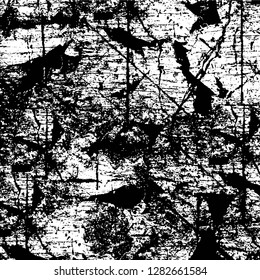 Rough grunge pattern design. Watercolor dry brush strokes texture. Faded dyed paper texture. Sketch cartoon pop art design
