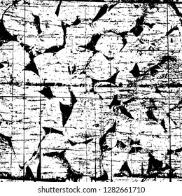 Rough grunge pattern design. Watercolor dry brush strokes texture. Faded dyed paper texture. Sketch cartoon pop art design