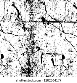 Rough grunge pattern design. Watercolor dry brush strokes texture. Faded dyed paper texture. Sketch cartoon pop art design