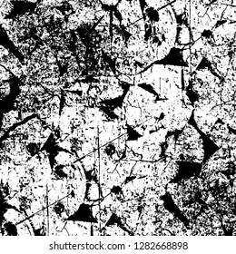 Rough grunge pattern design. Watercolor dry brush strokes texture. Faded dyed paper texture. Sketch cartoon pop art design