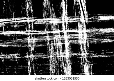 Rough grunge pattern design. Watercolor dry brush strokes texture. Faded dyed paper texture. Sketch cartoon pop art design