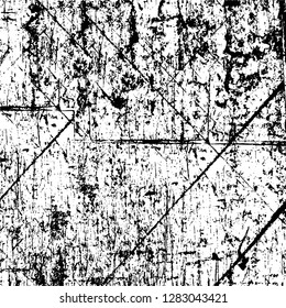 Rough grunge pattern design. Watercolor dry brush strokes texture. Faded dyed paper texture. Sketch cartoon pop art design