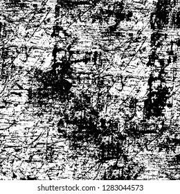 Rough grunge pattern design. Watercolor dry brush strokes texture. Faded dyed paper texture. Sketch cartoon pop art design