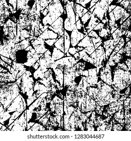 Rough grunge pattern design. Watercolor dry brush strokes texture. Faded dyed paper texture. Sketch cartoon pop art design