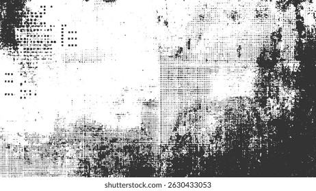 rough grunge texture with distorted dirty scratches and dotted background for creative artwork