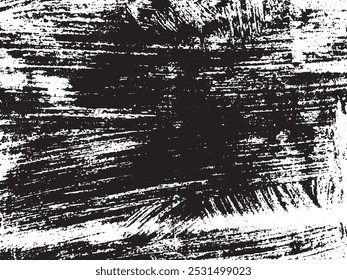 Rough grunge texture of old plaster wall in black and white. The grunge wall vector texture with peeling paint is perfect for banner interior or exterior design, creating a vintage look.
