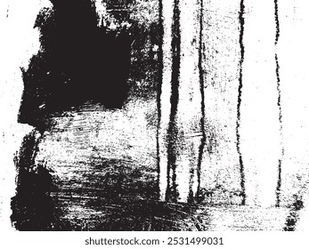Rough grunge texture of old plaster wall in black and white. The grunge wall vector texture with peeling paint is perfect for banner interior or exterior design, creating a vintage look.