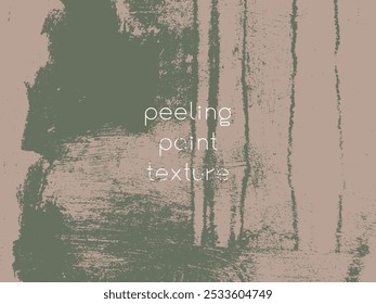 Die raue Grunge-Textur der alten Gipswand. Farbige farbige farbige Wandvektor-Textur mit Peeling-Farbe ist perfekt für Banner-Innen- oder Außendesign, wodurch ein Vintage-Look entsteht.