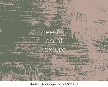 Rough grunge texture of old plaster wall. Color grunge wall vector texture with peeling paint is perfect for banner interior or exterior design, creating a vintage look.