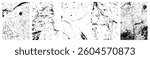 Rough Grunge wall Texture Pack .Vector illustration Grunge overlay textures.High Resolution Vector Background.