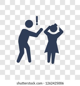 rough human icon. Trendy rough human logo concept on transparent background from Feelings collection