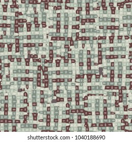 Rough imitation of a wicker mat. Fashion checkered seamless texture.