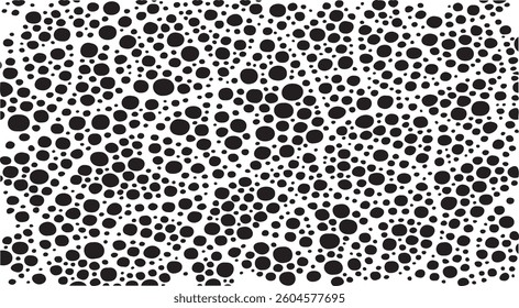 Rough, irregular composed of monochrome geometric elements. Overlay distressed grunge background. Abstract vector illustration. Isolated on white background. EPS10