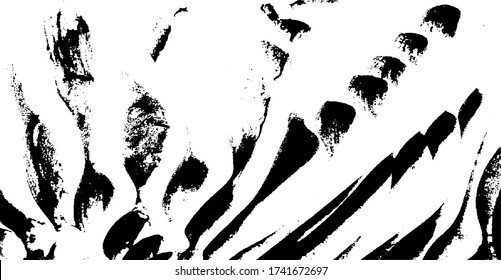Rough, irregular texture composed of monochrome geometric elements. Overlay distressed grunge background. Abstract vector illustration. Isolated on white background. EPS10