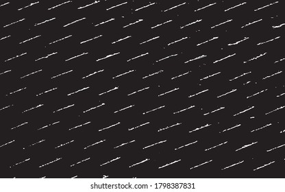 Rough, irregular texture composed of monochrome geometric elements. Overlay distressed grunge background. Abstract vector illustration. Isolated on white background. EPS10
