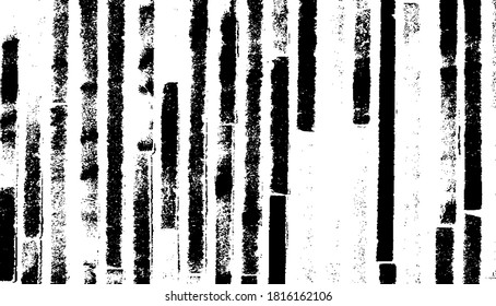 Rough, irregular texture composed of monochrome geometric elements. Overlay distressed grunge background. Abstract vector illustration. Isolated on white background. EPS10