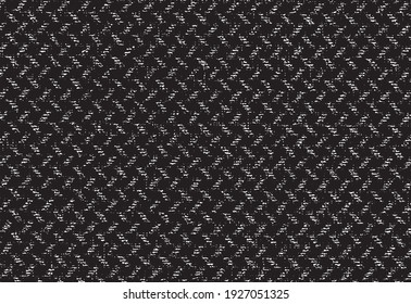 Rough, irregular texture composed of monochrome geometric elements. Overlay distressed grunge background. Abstract vector illustration. Isolated on white background. EPS10